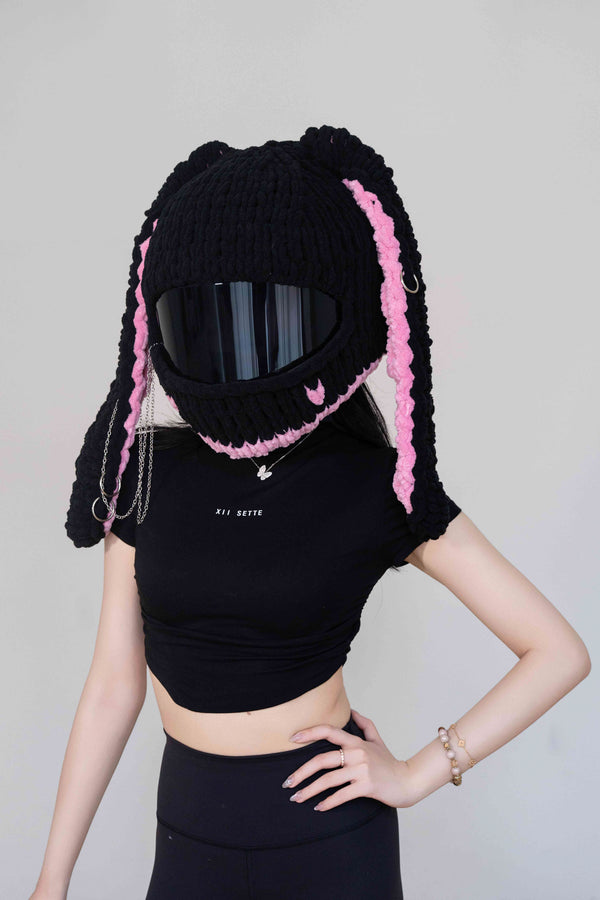 Punk Bunny Helmet Cover